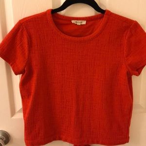 Red Crop Top